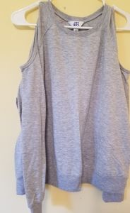 Open shoulder sweater